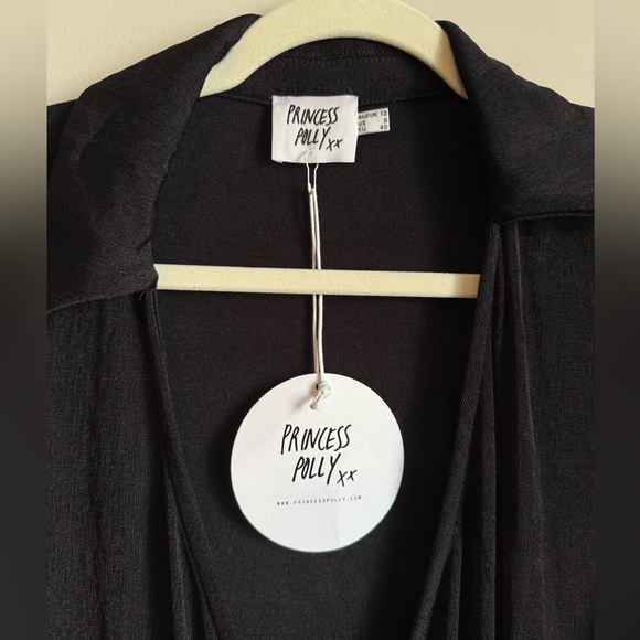 Princess Polly Party Time Mini Dress in Black - Size 8 - Picture 6 of 9